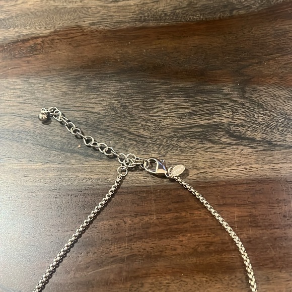 Chico’s Silver Toned Chain Necklace Adjustable - Picture 5 of 6